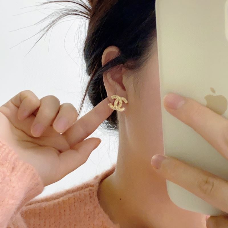 Ch*el earrings